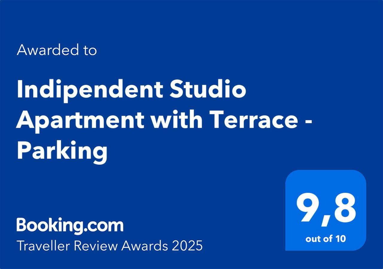 Indipendent Studio Apartment With Terrace - Parking Florenz Exterior foto